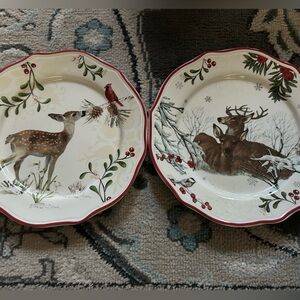 Better Homes And Gardens Deer Plate Set